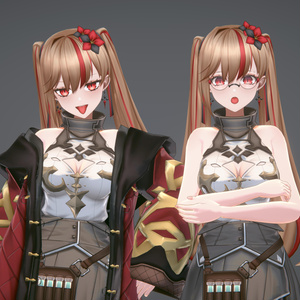 Original 3D Character (Maia Girardi) - [ VRChat + VRM +Unity Package]