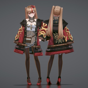 Original 3D Character (Maia Girardi) - [ VRChat + VRM +Unity Package] 缩略图 4