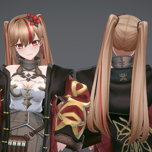 Original 3D Character (Maia Girardi) - [ VRChat + VRM +Unity Package] 缩略图 2