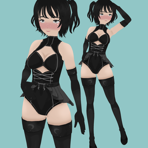 VRoid | Celestial Skirt Bodysuit | VRoid 1.0+