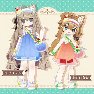 【4アバター対応】衣装『しゅわしゅわメロンソーダ』 缩略图 4