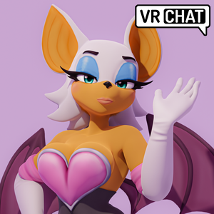 ルージュ・ザ・バット - 3Dモデル/VRChat - Rouge the Bat