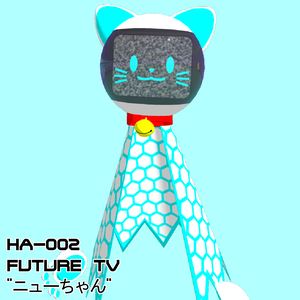 VRChat用アバター　HA-002　FUTURE TV　"ニューちゃん"