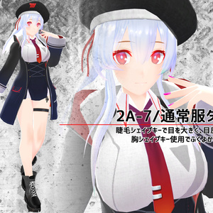 VR用3Dモデル「2A-7/2ERO　(ニアナ/ニエロ装備)」 缩略图 5