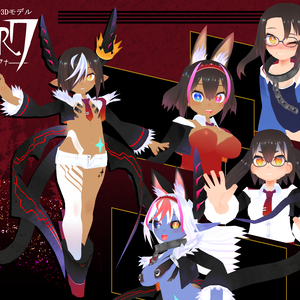 VRChat用3Dモデル「NEAR7(ニアナ)」