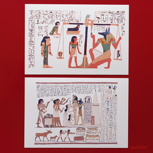 ポストカード　エジプト　死者の書（5枚セット）