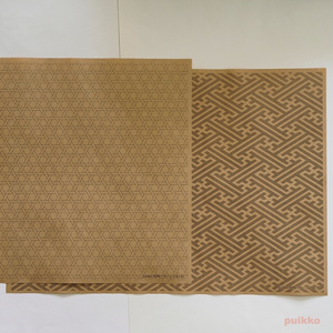 紙製ブックカバー　和柄パターン2　A3判