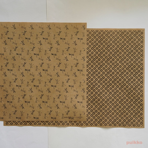 紙製ブックカバー　和柄パターン3　A3判