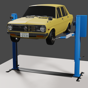 【3D素材】2柱リフト　※リフトのみ　blender file