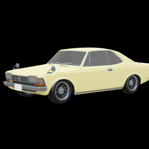 【3D素材】トヨタ　クラウン ハードトップ　TOYOTA CROWN　HARD TOP MS50 blender file