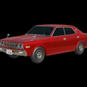 【3D素材】日産 セドリック230　4ドアセダン 　blender file