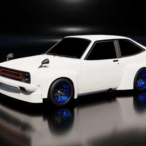 【3D素材】トヨタ スターレットkp47 TS仕様　blender file