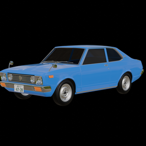 【3D素材】トヨタ　カリーナ　1600ST ハードトップ  blender4.0 file