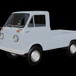 【3D素材】　ハイゼット　キャブオーバ　S35　　 blender file