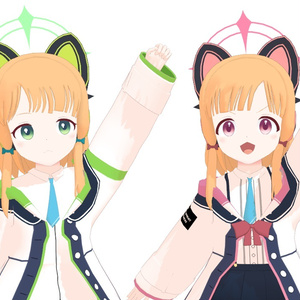 【ブルアカMMD】才羽モモイ&才羽ミドリ（R-18）