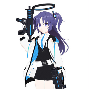 【ブルアカMMD】早瀬ユウカ配布版 ver1.1