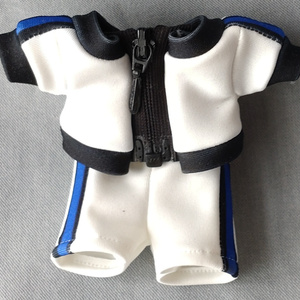 Color line white tracksuit set (top and bottom) in blue (and...