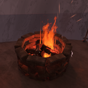 Fireplace for VRCWorlds 