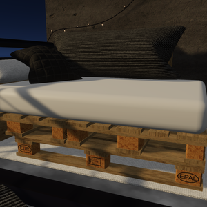 Pallet Furniture/Furniture made from EU-Pallets for VRCworlds