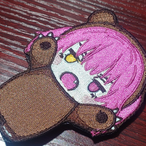 9cm patch HOLOLIVE 3rd houshou Marine Bear 宝鐘マリン 熊