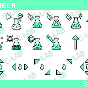 マウスカーソル 【🧪 化学 テーマ！】- Chemistry Animated Mouse Cursor 『6 Color's 』