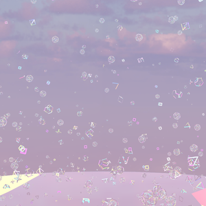 Floating Geometry Frames - Particle