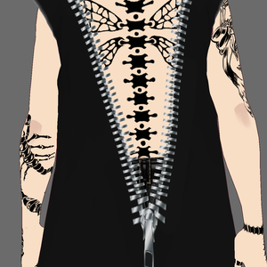 [FREE] Zipper shirt for vroid