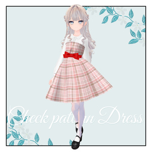 【アリスフィール対応】🍂 Check pattern Dress🍂 缩略图 4