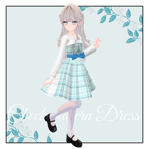 【アリスフィール対応】🍂 Check pattern Dress🍂 缩略图 6