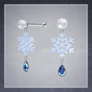 【FREE/無料】❄️Snowflake Earring❄️ 缩略图 2
