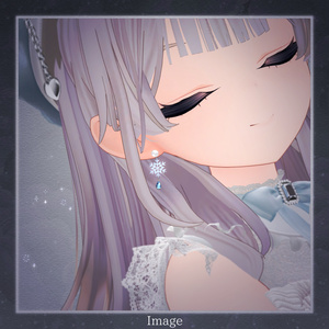 【FREE/無料】❄️Snowflake Earring❄️ 缩略图 3