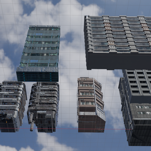 建物アセット(blender)