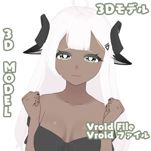 [ SALE ! ] VROID FILE + VRM 3D model "Lina" FREE to edit OC Vtuber Lamb Gir【オリジナル3Dモデル】ラムvtuber 