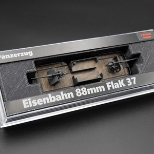 1/144　ドイツ軍 鉄道搭載型対空砲　Eisenbahn 88mm Flak 37　Ｎゲージ 走行可(非自走)