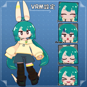 オリジナル3Dモデル [ もにもに・コニカ ] VRC_Quest対応