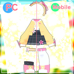 【40アバター対応】春の花衣装[Spring Flower]【衣装】 缩略图 4