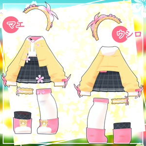 【40アバター対応】春の花衣装[Spring Flower]【衣装】 缩略图 3