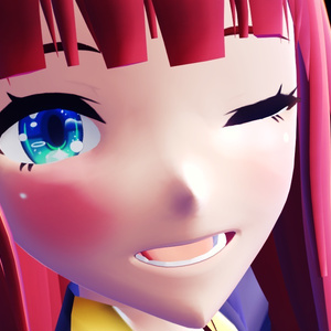 Cute blue shining eyes