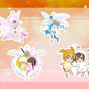 デジモンアドベンチャー02タケヒカ缶バッジセット - takehika - BOOTH