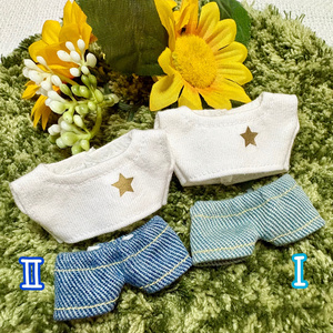 8cm ぬい服 パンツ(5種類) - ぬい服屋 みかんねこ - BOOTH
