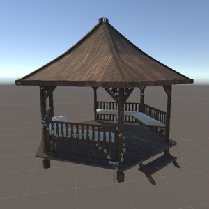 3Dモデル ガゼボ（Gazebo） 缩略图 3