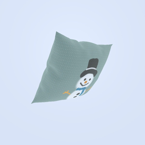 3Dモデル ゆきだるまクッションセット（Cushion） 缩略图 3