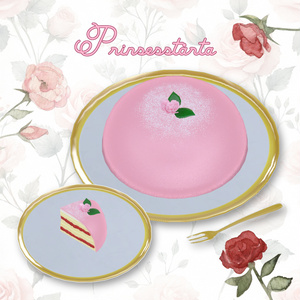 3Dモデル Prinsesstårta（プリンセスケーキ）