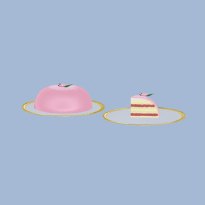 3Dモデル Prinsesstårta（プリンセスケーキ） 缩略图 7