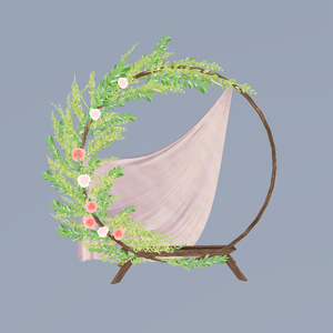 3Dモデル フラワーアーチ（Flower Arch） 缩略图 4