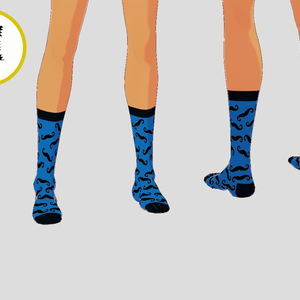 FREE VRoid High moustache socks