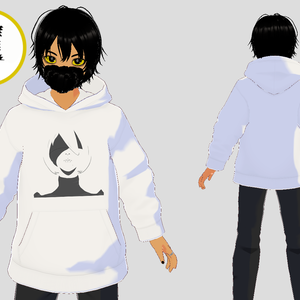 FREE VRoid Nier 2B hoodie/shirt
