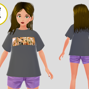 FREE VRoid Friends shirt & hoodie (3 colors)