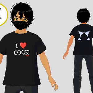 FREE VRoid COCKtails shirts (10 colors)