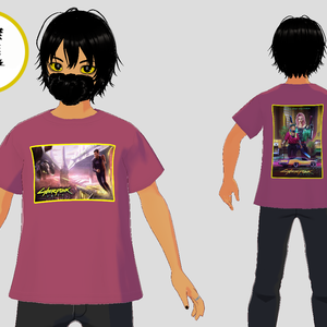 FREE VRoid Cyberpunk 2077 Streetkid shirt